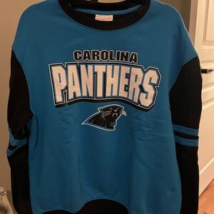 Mitchell & Ness Carolina Panthers NFL Sweatshirt - Blue and Black XL